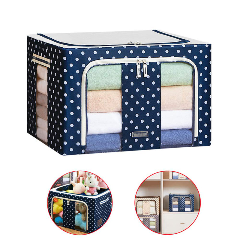 Latitude Run® Clothes Storage,Storage Bins Boxes, Foldable Stackable